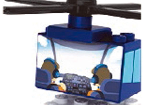 Load image into Gallery viewer, Takara Tomy Tomica Plarail Blocks Helicopter set
