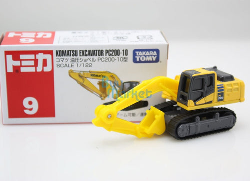 Load image into Gallery viewer, Takara Tomy Tomica #9 Komatsu Excavator PC200-10 1/122 Diecast Toy Car Japan
