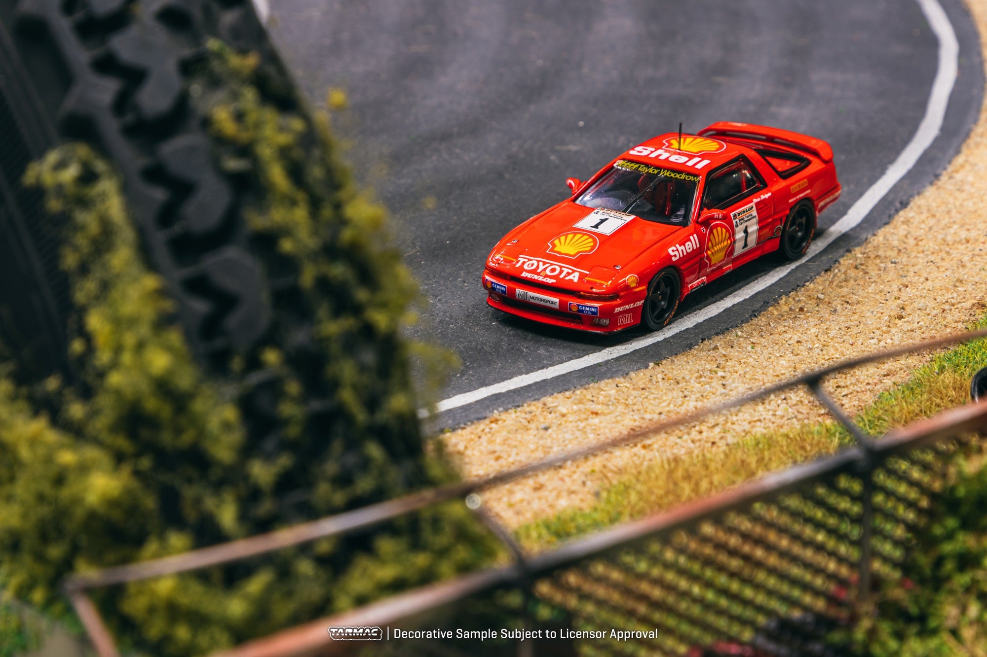 Tarmac Works Diecast Car 1/64 Toyota Supra Turbo (MA70) BTCC 1988