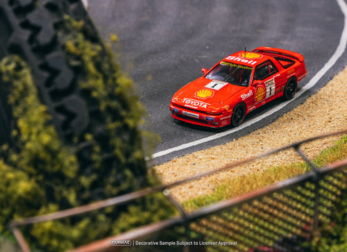 Load image into Gallery viewer, Tarmac Works Diecast Car 1/64 Toyota Supra Turbo (MA70) BTCC 1988
