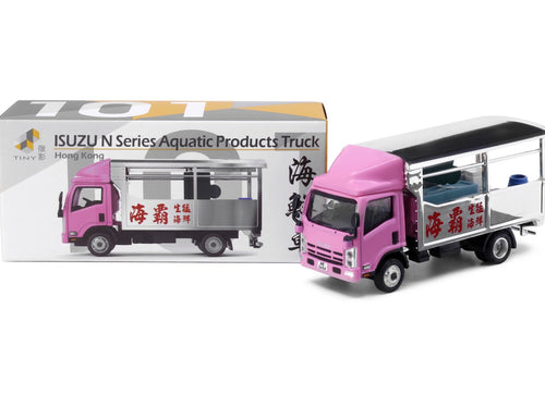 Load image into Gallery viewer, Tiny City 101 Die-cast Car ISUZU N Series Aquatic Products Truck Electroplating
