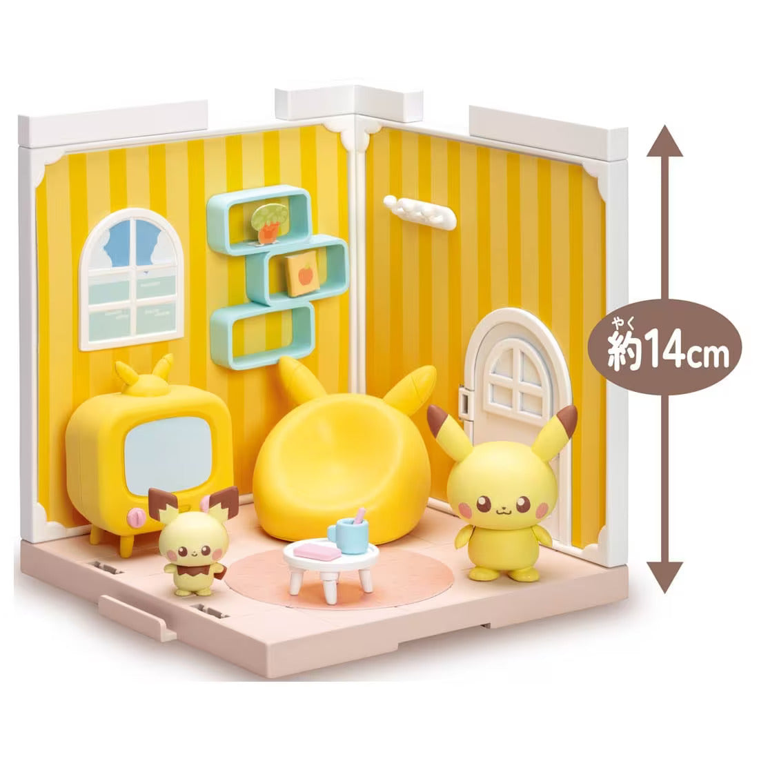 Takara Tomy Pokemon PokePiece House Living Pikachu & Pichu set