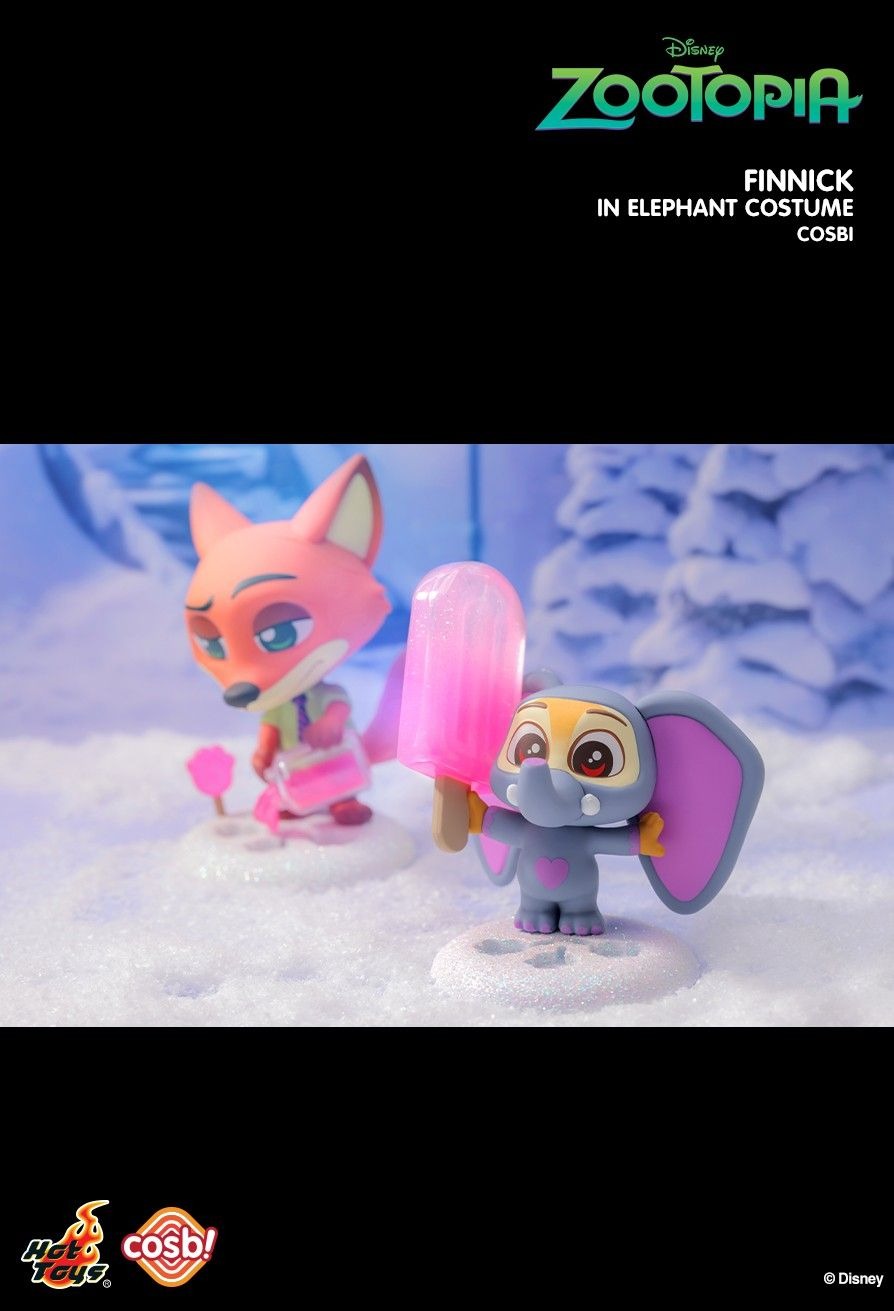 Hot Toys Zootopia Cosbi Collection Bobble-Head Figure Set (Full box set of 8)