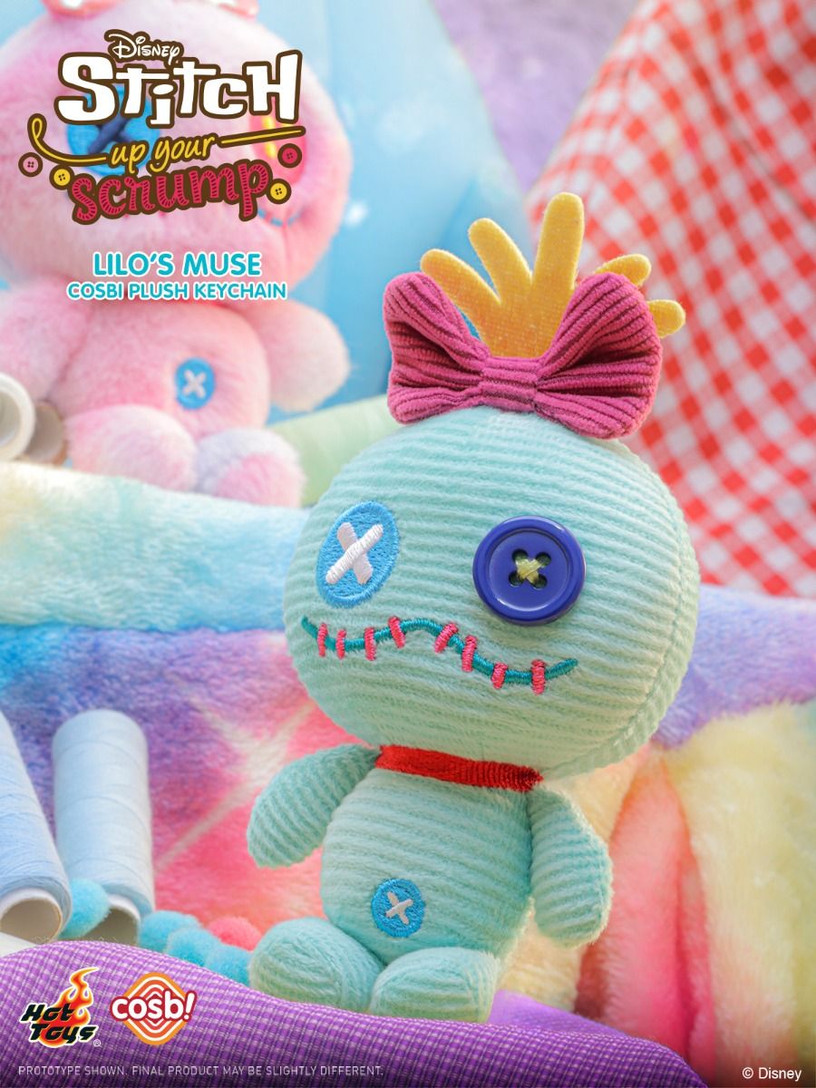 Hot Toys Disney Stitch Up Your Scrump Cosbi Plush Keychain Collection (Full set)