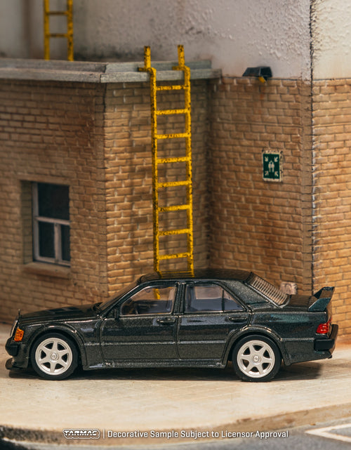 Load image into Gallery viewer, Tarmac Works 1/64 Mercedes-Benz 190 E 2.5-16 EVO 1 BlueBlack metallic
