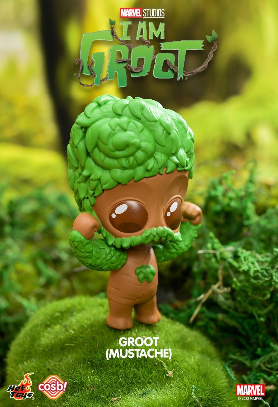 Hot Toys Cosbi Bobble-Head Collection : I Am Groot (set of 8)