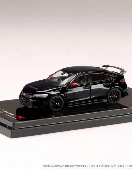 Hobby JAPAN 1/64 1/64 Honda CIVIC TYPE R (FL5) RACING BLACK Package BLACK Model