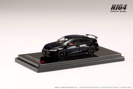 Hobby JAPAN 1/64 1/64 Honda CIVIC TYPE R (FL5) RACING BLACK Package BLACK Model