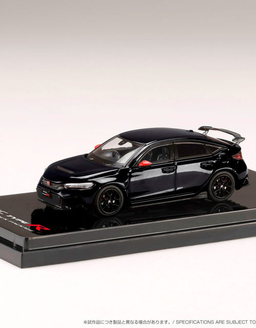 Load image into Gallery viewer, Hobby JAPAN 1/64 1/64 Honda CIVIC TYPE R (FL5) RACING BLACK Package BLACK Model
