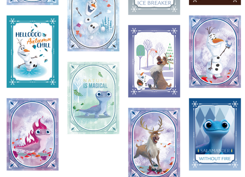Load image into Gallery viewer, COSMOS Collectible Disney Snow Princess Collectible Card Box Set (80 cards SET)
