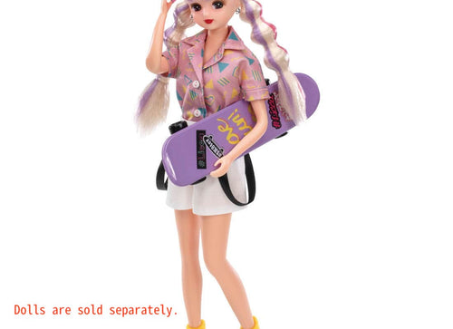 Load image into Gallery viewer, Takara Tomy Licca Chan Doll Accessory- Skateboard Street Dress Set
