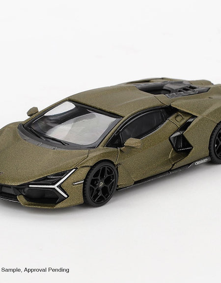 MINI GT #1136 Lamborghini Revuelto Verde Gea Matte LHD Model Car