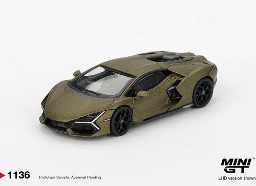 Load image into Gallery viewer, MINI GT #1136 Lamborghini Revuelto Verde Gea Matte LHD Model Car
