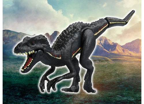 Load image into Gallery viewer, Takara Tomy ANIA Animal Jurassic World Indoraptor Figure with Battle Card

