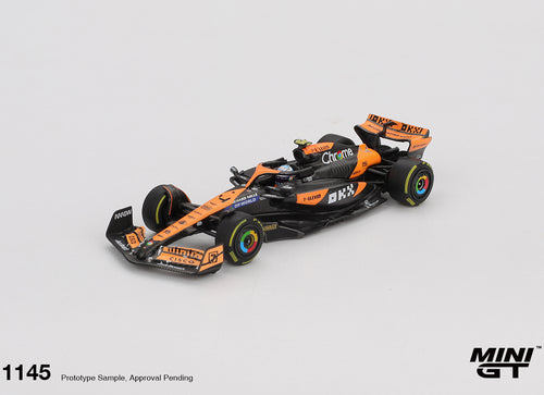 Load image into Gallery viewer, (Pre-order) MINI GT #1145 McLaren MCL38 #4 Lando Norris 2024 F1 2024 Hungarian
