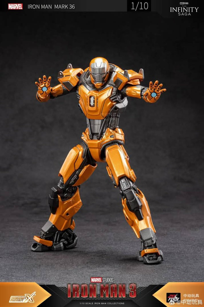 ZD Toys Marvel Avengers 1/10 Iron Man MK36 Action Figure