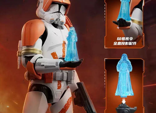 Load image into Gallery viewer, Blokees Star Wars Attack of The Clones Champion Class 10 Clone Commander Cody
