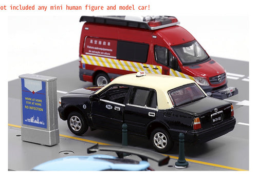 Load image into Gallery viewer, TINY City scale 1:64 Street Diorama Painted Model - S2 Macau Road Set
