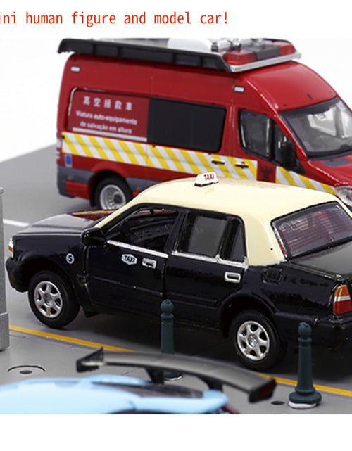 Load image into Gallery viewer, TINY City scale 1:64 Street Diorama Painted Model - S2 Macau Road Set
