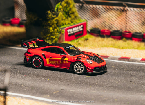 Load image into Gallery viewer, (Pre-order) Tarmac Works 1/64 Porsche GT3RS(992.1) MR Red Diecast Model Car
