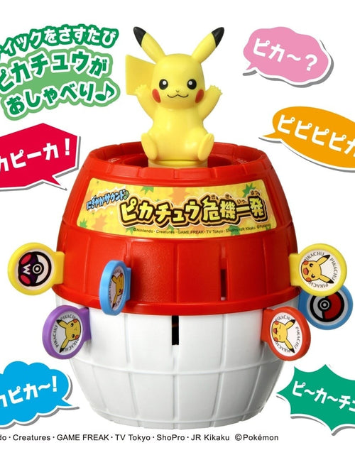 Load image into Gallery viewer, Takara Tomy Lively Sound Pikachu Pop-up Pirate with Sound Table Game

