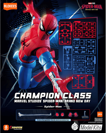 Blokees Marvel Champion Class Spider-Man Brand New Day Model Kit Action Figure