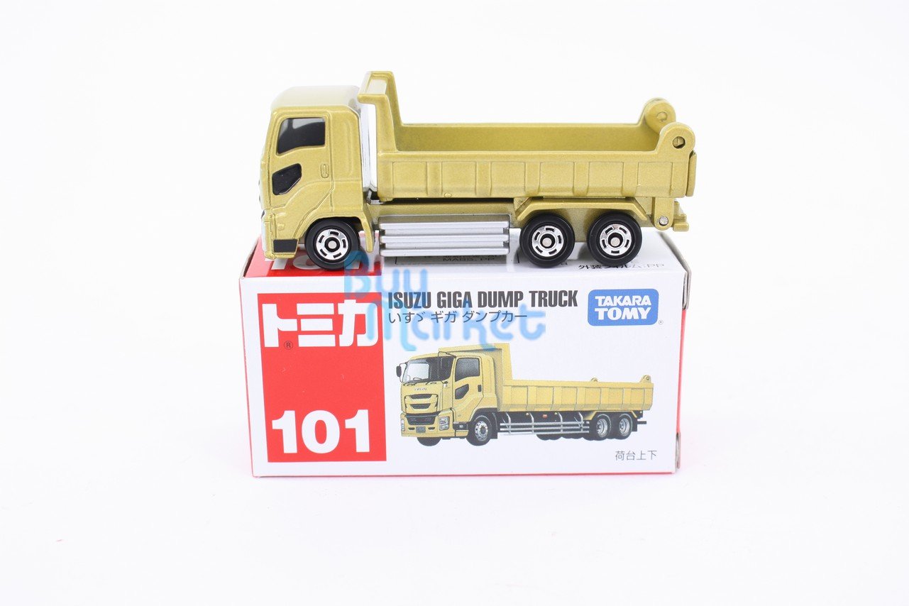 Takara Tomy Tomica #101 Isuzu Giga Dump Truck 8CM Diecast Toy Car Japan