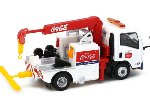 Load image into Gallery viewer, Tiny City Die-cast Model Car - Isuzu N Series Tow Truck Coca-Cola

