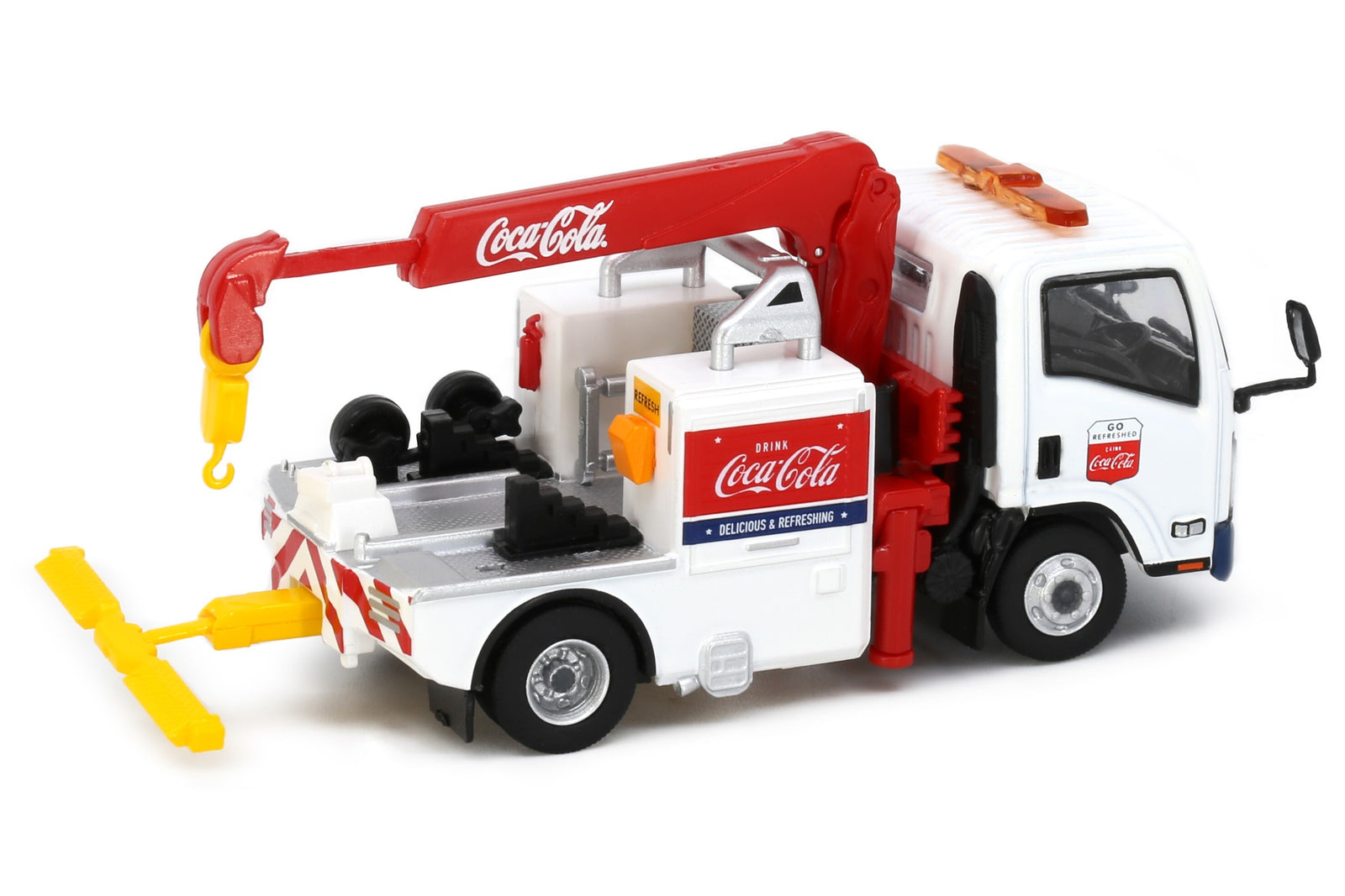 Tiny City Die-cast Model Car - Isuzu N Series Tow Truck Coca-Cola