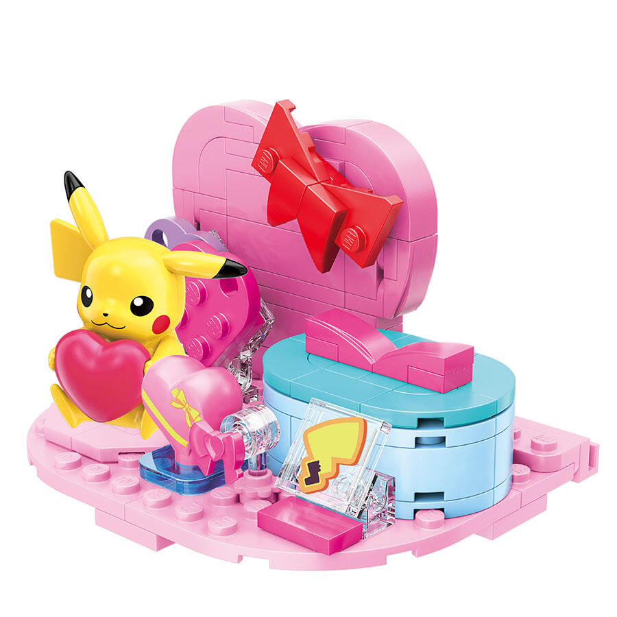 Qman Keeppley Building Blocks #K20225 Pokemon Pikachu Fingertip Heart