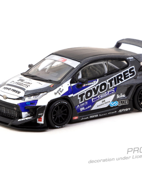 Load image into Gallery viewer, Tarmac Works 1/64 Pandem Toyota GR Yaris TOYO TIRES Diecast Model
