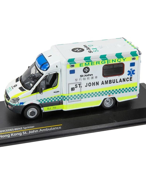 Load image into Gallery viewer, Tiny City Hobby 1/43 Mercedes-Benz Sprinter St. John Ambulance (SJ70) Model Car
