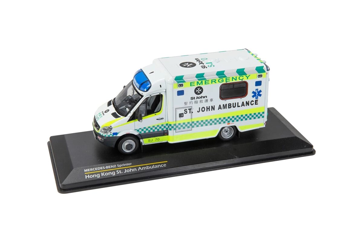 Tiny City Hobby 1/43 Mercedes-Benz Sprinter St. John Ambulance (SJ70) Model Car