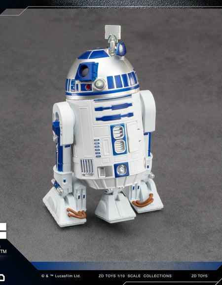ZD Toys Star Wars 1:10 Action Figure - R2D2 Collectible Action Figure Set