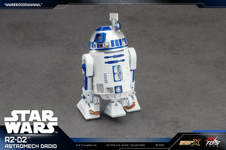 ZD Toys Star Wars 1:10 Action Figure - R2D2 Collectible Action Figure Set