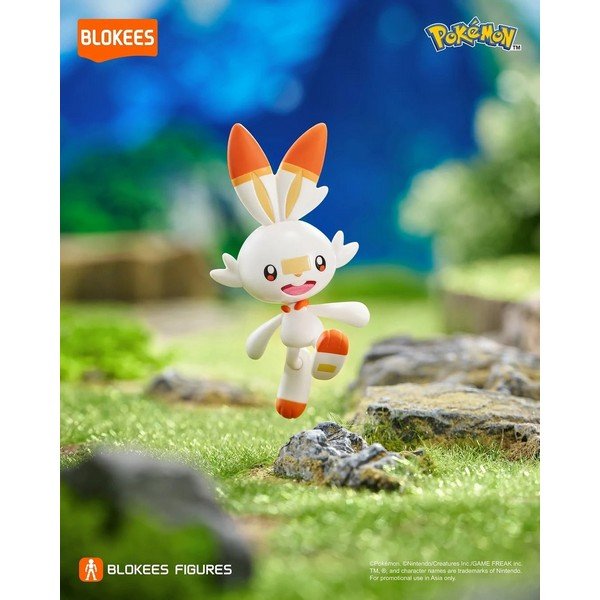 Blokees Pokemon Classic Version-S Scorbunny Buildable Action Figure Model Kit