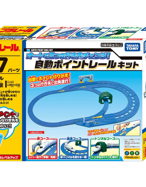 Load image into Gallery viewer, Takara Tomy Plarail Train Series Play Set - Automatic Point Rail Kit
