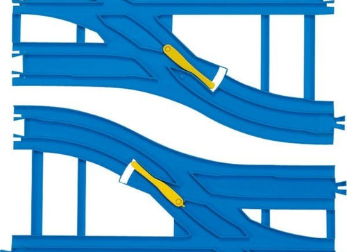 Load image into Gallery viewer, Takara Tomy Plarail Railway Train Accessories R-15 Y Double Wide Point Track Toy
