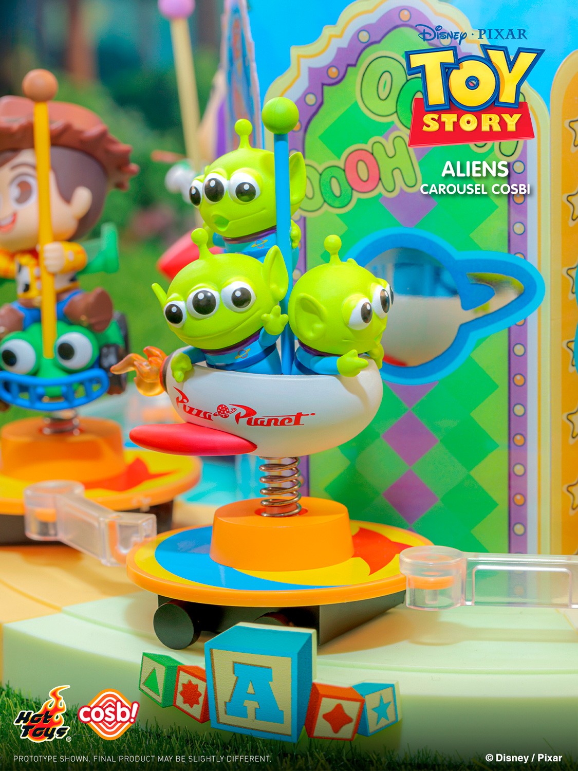 Hot Toys Toy Story Carousel Cosbi Bobble-Head Collection (Full set of 6)