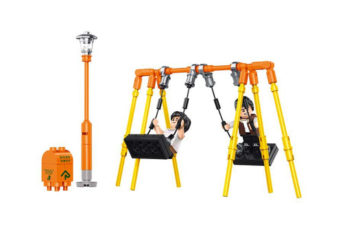 Load image into Gallery viewer, Royal Toys Building Blocks City Story Bricks RT31 : Playground Swing (87 Pcs/Pzs)
