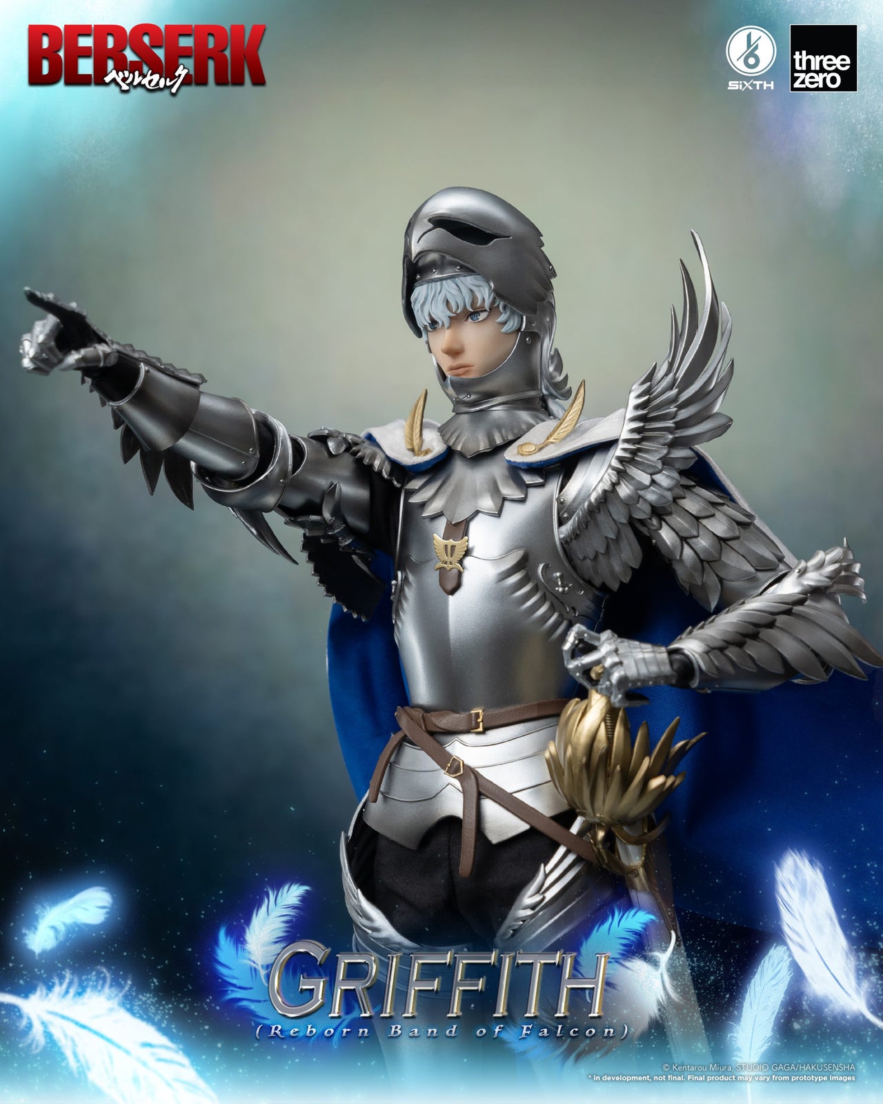 ThreeZero 1:6 BERSERK Griffith (Reborn Band of Falcon) Action Figure