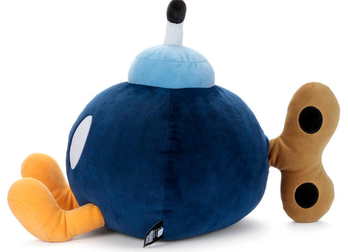 Load image into Gallery viewer, Takara Tomy Arts Super Mario Soft Plush Toy - Mocchi Game Style Bob-omb
