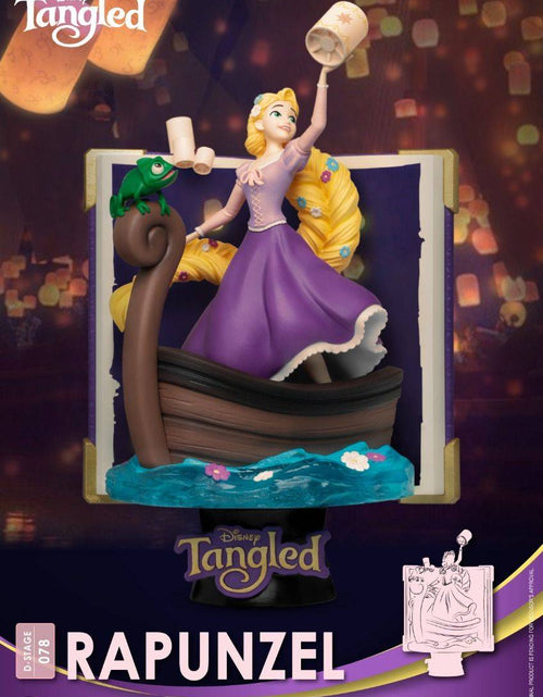 Load image into Gallery viewer, Beast Kingdom Diorama Stage-078-Story Book Series-Rapunzel Close Box
