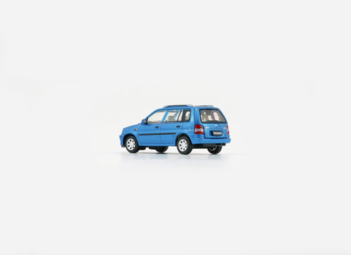 Load image into Gallery viewer, BMC 1/64 Mazda 1994 Demio (Metro) - Blue (RHD) Model with figures
