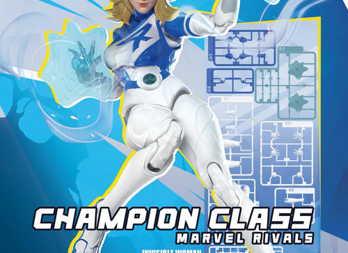 Load image into Gallery viewer, Blokees Marvel Rivals Champion Class Invisible Woman Model Kits Action Figure

