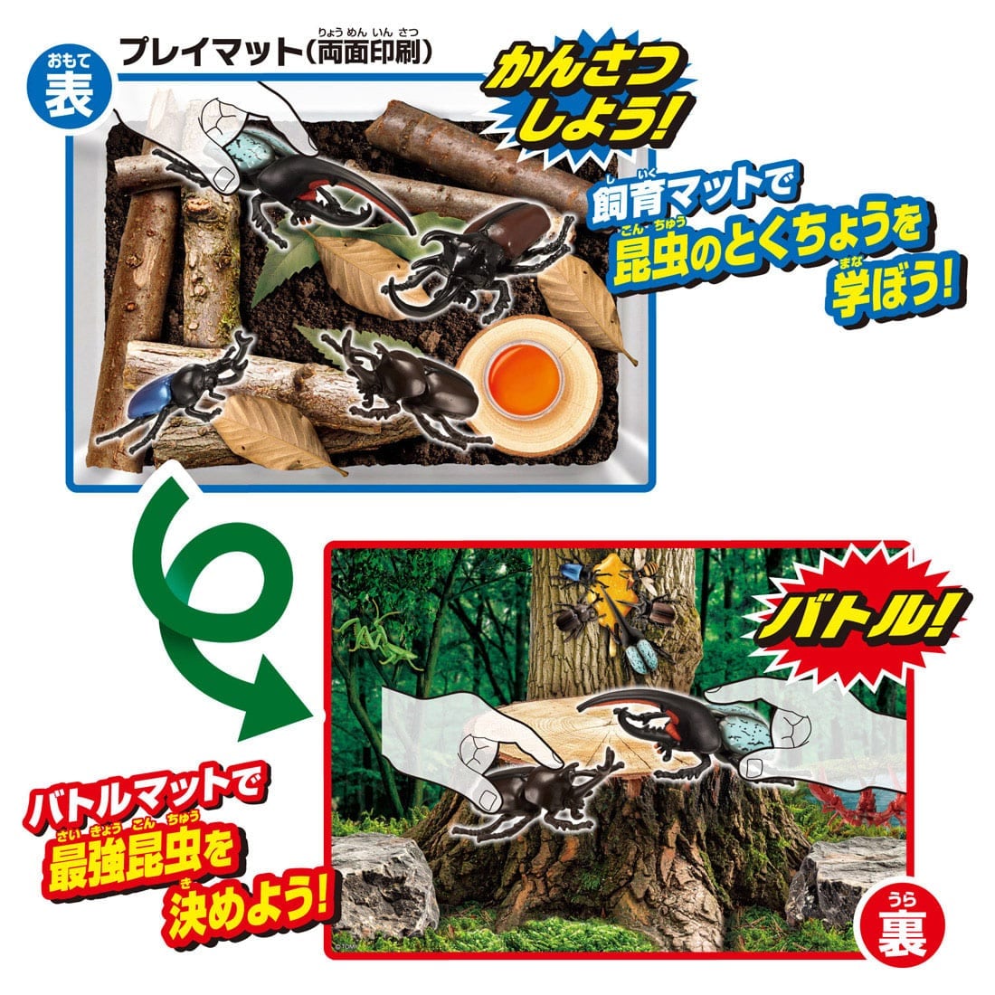 Takara Tomy Ania World Insect Battle Set-Featuring Insects From Around the World