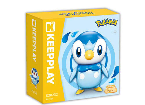 Load image into Gallery viewer, Qman Keeppley Pokemon Piplup Roundy Kuppy Building Blocks Set Toy Packs
