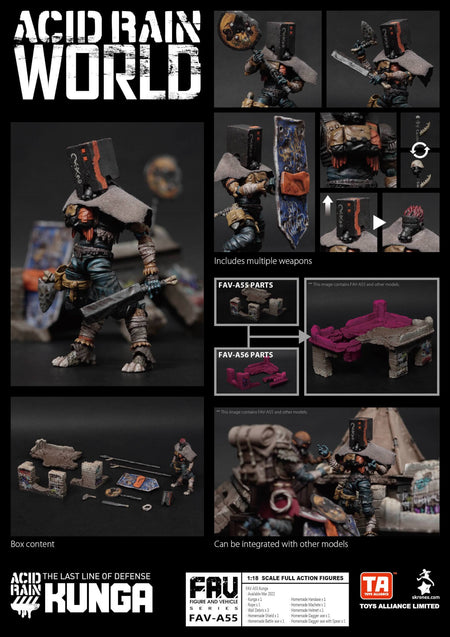 TOYS ALLIANCE x Acid Rain FAV-A55 Kung (Mini Action Figure)
