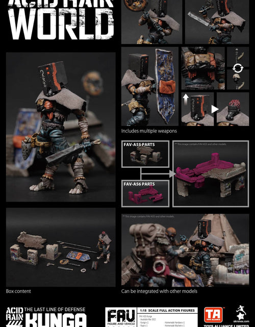 Load image into Gallery viewer, TOYS ALLIANCE x Acid Rain FAV-A55 Kung (Mini Action Figure)
