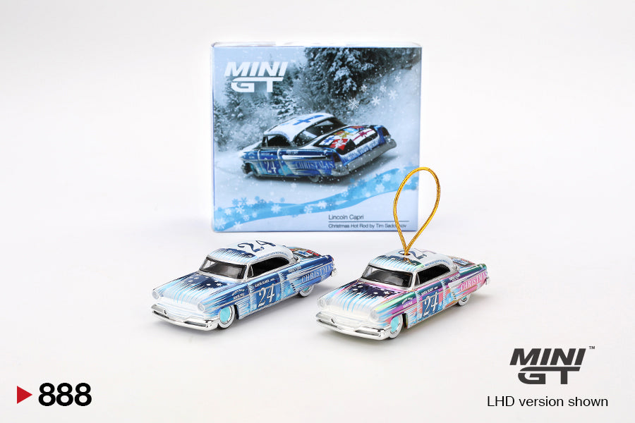Mini GT #888 Lincoln Capri Christmas Hot Rod by Tim Sadchikov 2024
